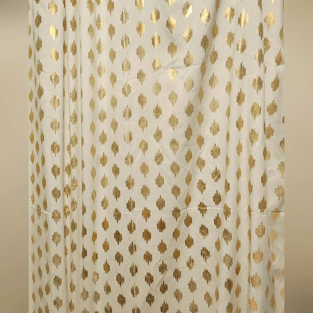 Fabric shower curtain